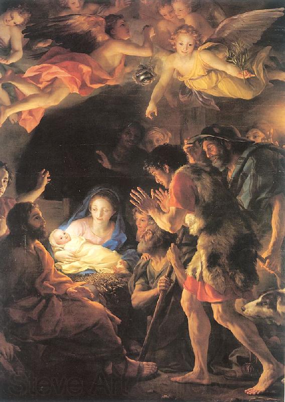 MENGS, Anton Raphael The Adoration of the Shepherds Spain oil painting art
